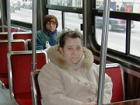 P3300017  Grandma Jankovics on the streetcar