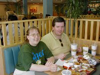 P6090030  Erika and Attila at Arby's