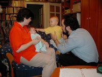 PB300037  Matthew makes friend #1